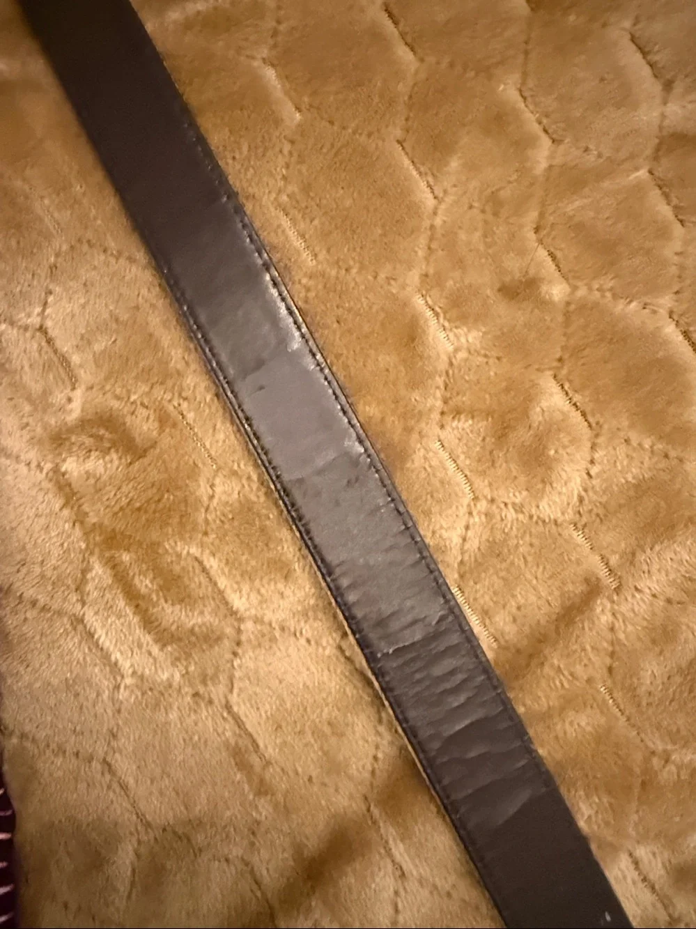Burberry Classic Plaid Belt with Silver Buckle